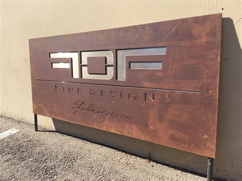 fabricate metal logo for sign|print logo on metal.